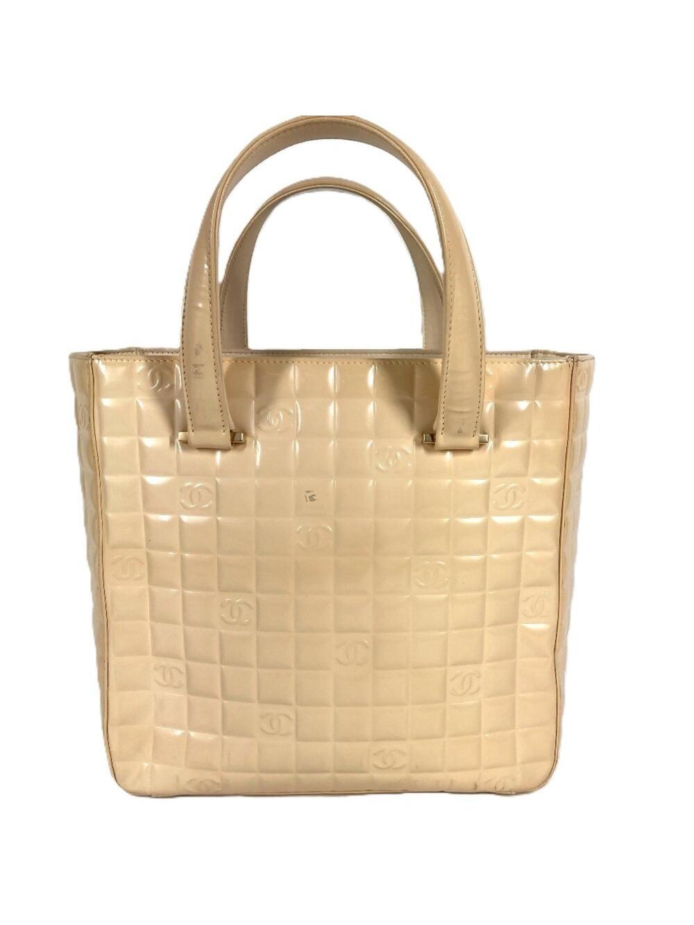 Chanel Chocolate Bar Cc Tote Quilted #357282C65B